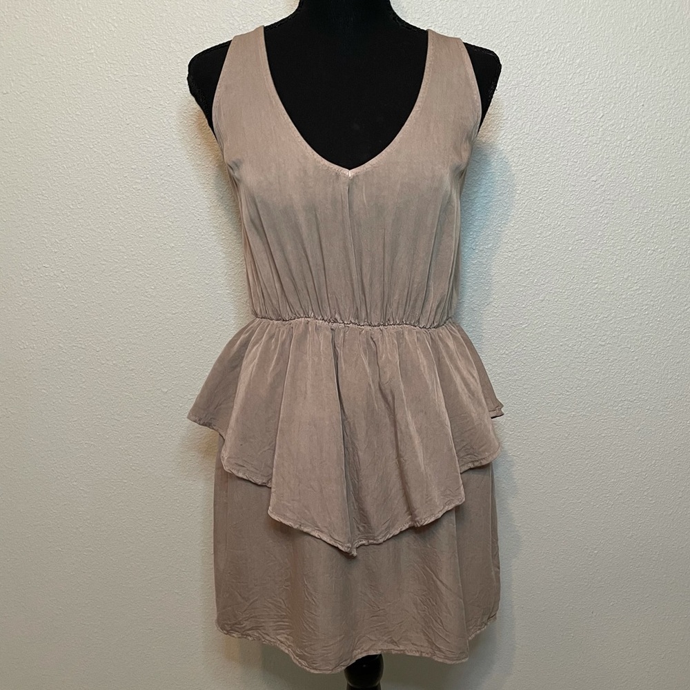 Solemio peplum dress